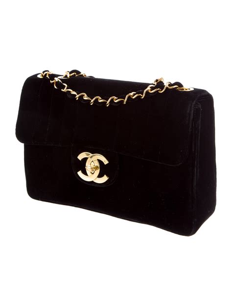 velvet chanel luggage|vintage chanel velvet bag.